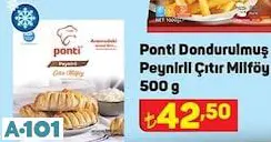 Ponti Dondurulmuş Peynirli Çıtır Milföy