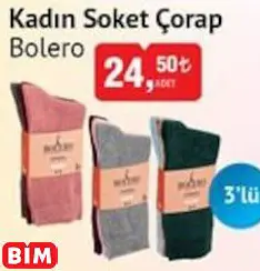 Bolero Kadın Soket Çorap