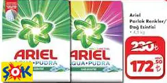 Ariel Parlak Renkler/ Dağ Esintisi 4,5 Kg Çamaşır Deterjanı