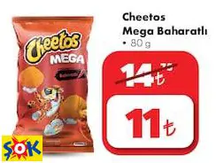 Cheetos Mega Baharatlı 80 G