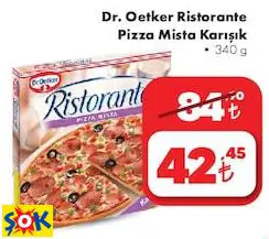 Dr. Oetker Ristorante Pizza Mista Karışık • 340 G
