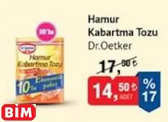 Dr.Oetker Hamur Kabartma Tozu