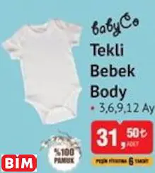 Tekli Bebek Body Tekli Bebek Body