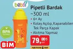 Pipetli Bardak ~300 ml Pipetli Bardak ~300 ml