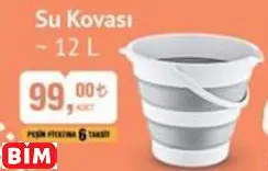 Katlanabilir Su Kovası  ~ 12 L