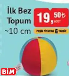 İlk Bez Topum ~10 cm İlk Bez Topum ~10 cm