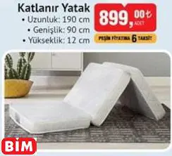 Katlanır Yatak