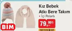 Kız Bebek  Atkı Bere Takım