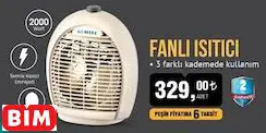 Kumtel Fanlı Isıtıcı