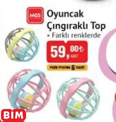 Oyuncak Çıngıraklı Top