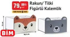 Rakun/ Tilki Figürlü Kalemlik