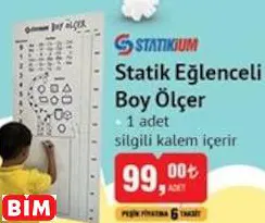 Statik Eğlenceli Boy Ölçer Statik Eğlenceli Boy Ölçer