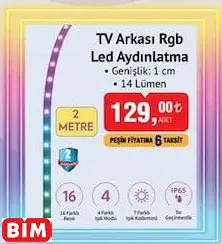 TV Arkası Rgb  Led Aydınlatma