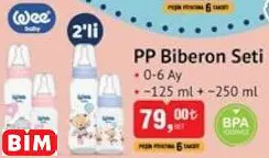 wee PP Biberon Seti 2'li wee PP Biberon Seti 2'li