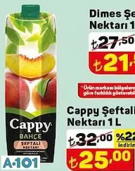 Cappy Şeftali Nektarı