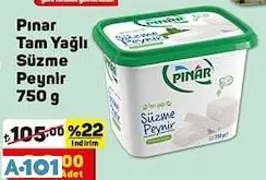 Pınar Tam Yağlı Süzme Peynir