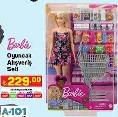 Barbie Oyuncak Alışveriş Seti