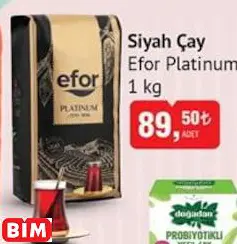 Efor Platinum Siyah Çay