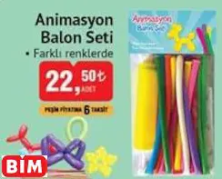 Animasyon Balon Seti