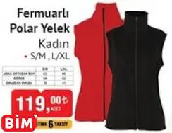 Fermuarlı Polar Yelek