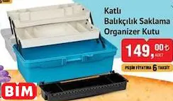 Katlı Balıkçılık Saklama Organizer Kutu