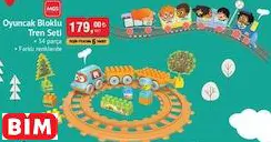 MGS Oyuncak Bloklu Tren Seti MGS Oyuncak Bloklu Tren Seti