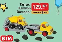 Taşıyıcı Kamyon Damperli Oyuncak