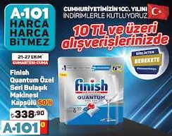 Finish Quantum Özel Seri Bulaşık Makinesi Tableti