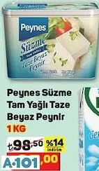 Peynes Süzme Tam Yağlı Beyaz Peynir