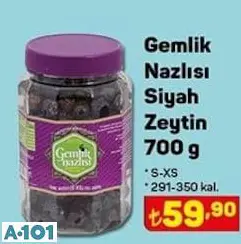 Gemlik Nazlısı Siyah Zeytin