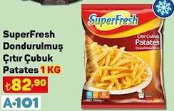 Superfresh Dondurulmuş Çıtır Çubuk Patates