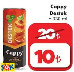 Cappy Destek Meyve Suyu