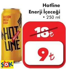 Hotline Enerji İçeceği • 250 Ml
