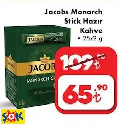 Jacobs Monarch Stick Hazır Kahve