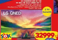 LG 55QNED816RE 55 140 4K Ultra HD Smart QNED LED Tv