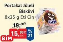 Eti Cin Portakal Jöleli Bisküvi