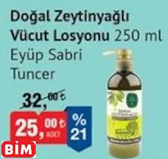 Eyüp Sabri Tuncer Doğal Zeytinyağlı Vücut Losyonu