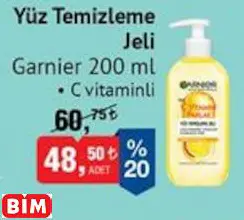 Garnier Yüz Temizleme Jeli