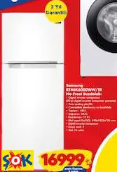 Samsung RT46K6000WW/TR No-Frost Buzdolabı