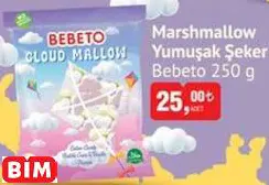 Bebeto Marshmallow Yumuşak Şeker