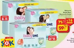 Babyone Bebek Bezi Ekonomik Paket • XL 20’Li/ Junior 24’Lü / Maxi 30’Lu