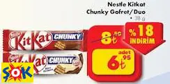 Nestle Kitkat Chunky Gofret/Duo 38 G