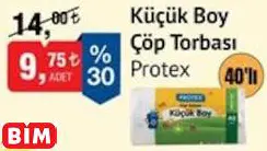 Protex Küçük Boy Çöp Torbası