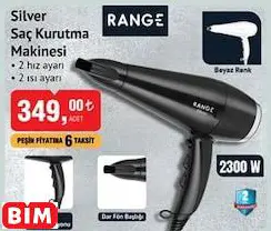Range Silver Saç Kurutma Makinesi Range Silver Saç Kurutma Makinesi
