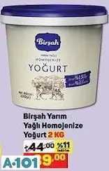 Birşah Yarım Yağlı Yoğurt