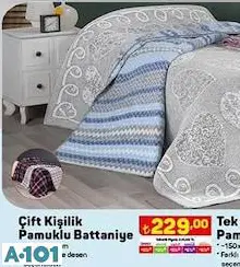 Çift Kişilik Pamuklu Battaniye