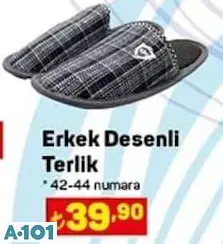 Juno Erkek Desenli Terlik