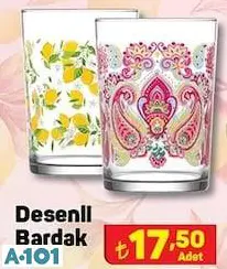 Lav Desenli Bardak