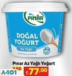 Pınar Az Yağlı Yoğurt 3Kg