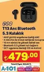 T13 Anc Bluetooth Kulaklık